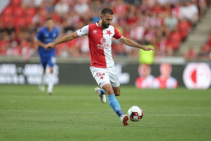 Josef Hušbauer ve 3. předkole Ligy mistrů Slavia - Dynamo Kyjev