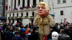 Trumpova daňová reforma vyvolala i protesty v New Yorku.