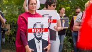 Trump protest Skotsko