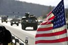 Českem projíždí předsunutá část amerického vojenského konvoje směřujícího do Maďarska