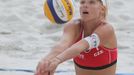 Beach volejbal v Praze 2014 (Kolocová a Sluková)