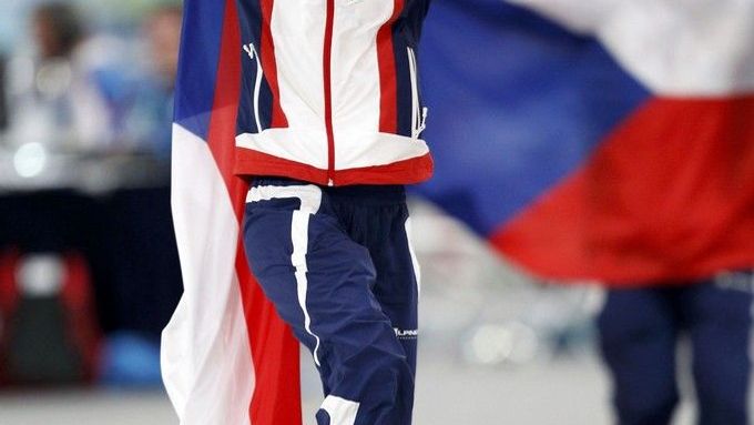 Martina Sáblíková po svém triumfu na olympiádě
