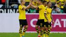 fotbal, německá liga 2019/2020, Dortmund - Augsburg, radost domácích po jednom z gólů