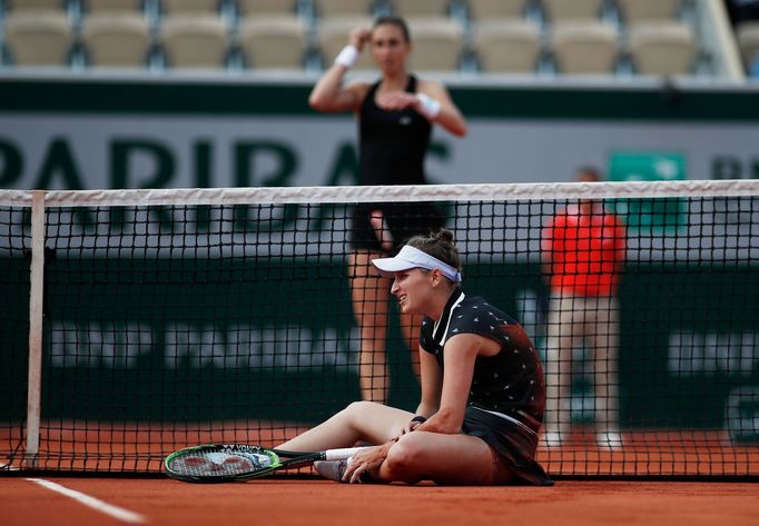 Markéta Vondroušová ve čtvrtfinále French Open 2019