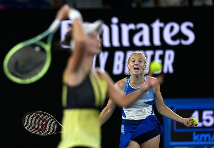 Barbora Krejčíková, Kateřina Siniaková - finále Australian Open 2023