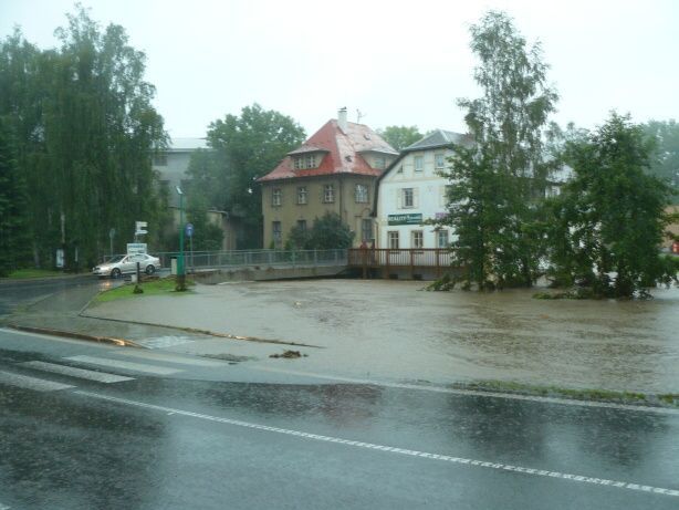 Povodně srpen 2010 - Mníšek