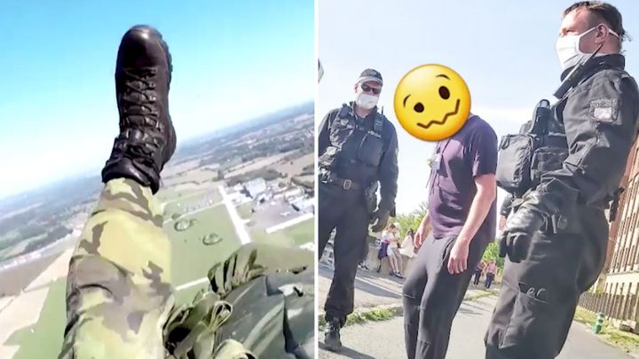 Honí se po letišti a utahují si z lidí. Policie a armáda si už sociální sítě osedlaly