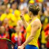 Siniaková - Halepová, Fed Cup Česko vs. Rumunsko