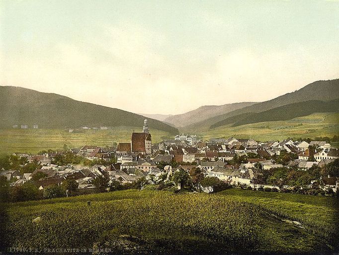 Česko a Slovensko na historických fotochromových snímcích, pořízených kolem roku 1900