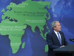Na mapě za Georgem Bushem chudé africké země byly, při jednáních G20 ne