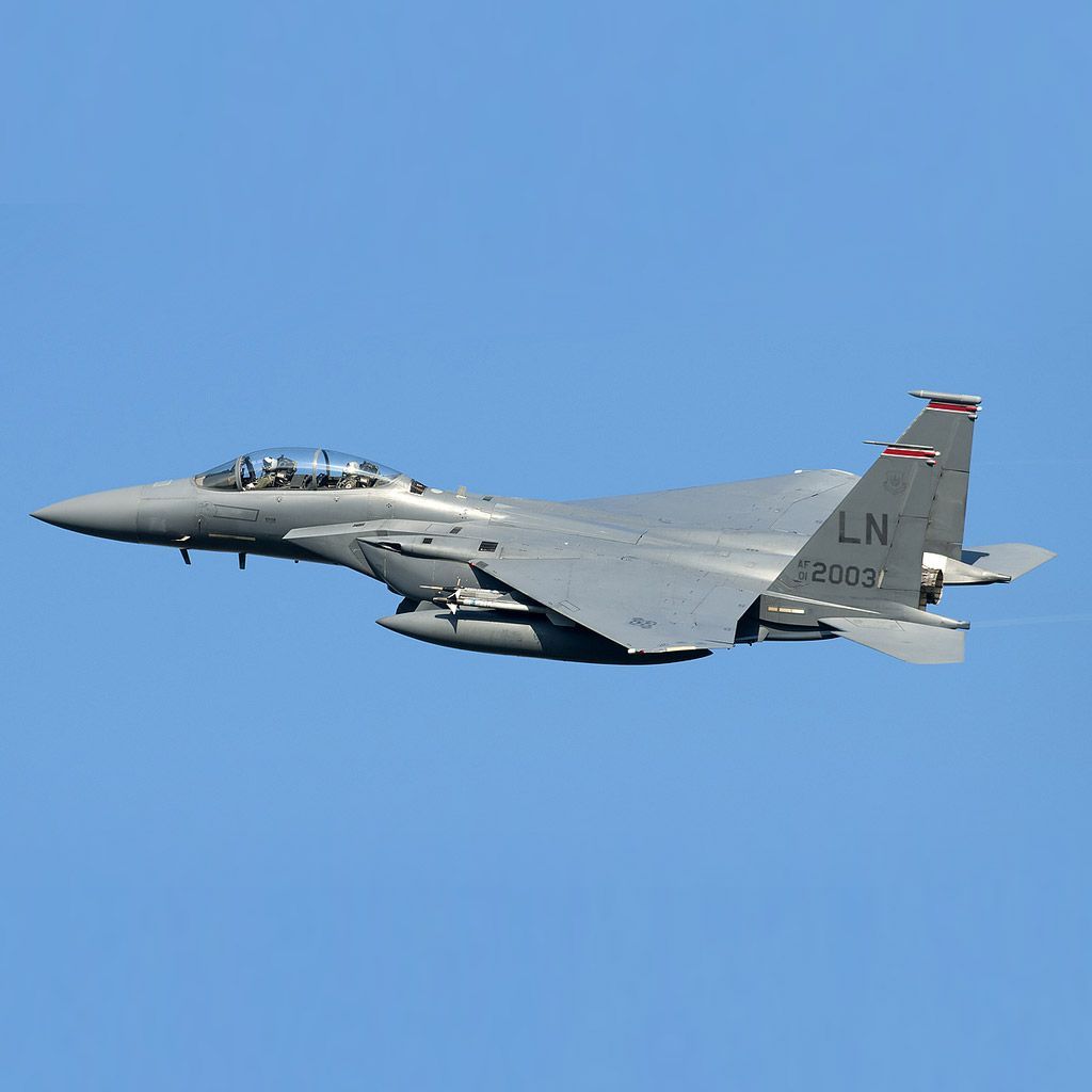 Stíhačka F-15E Strike Eagle