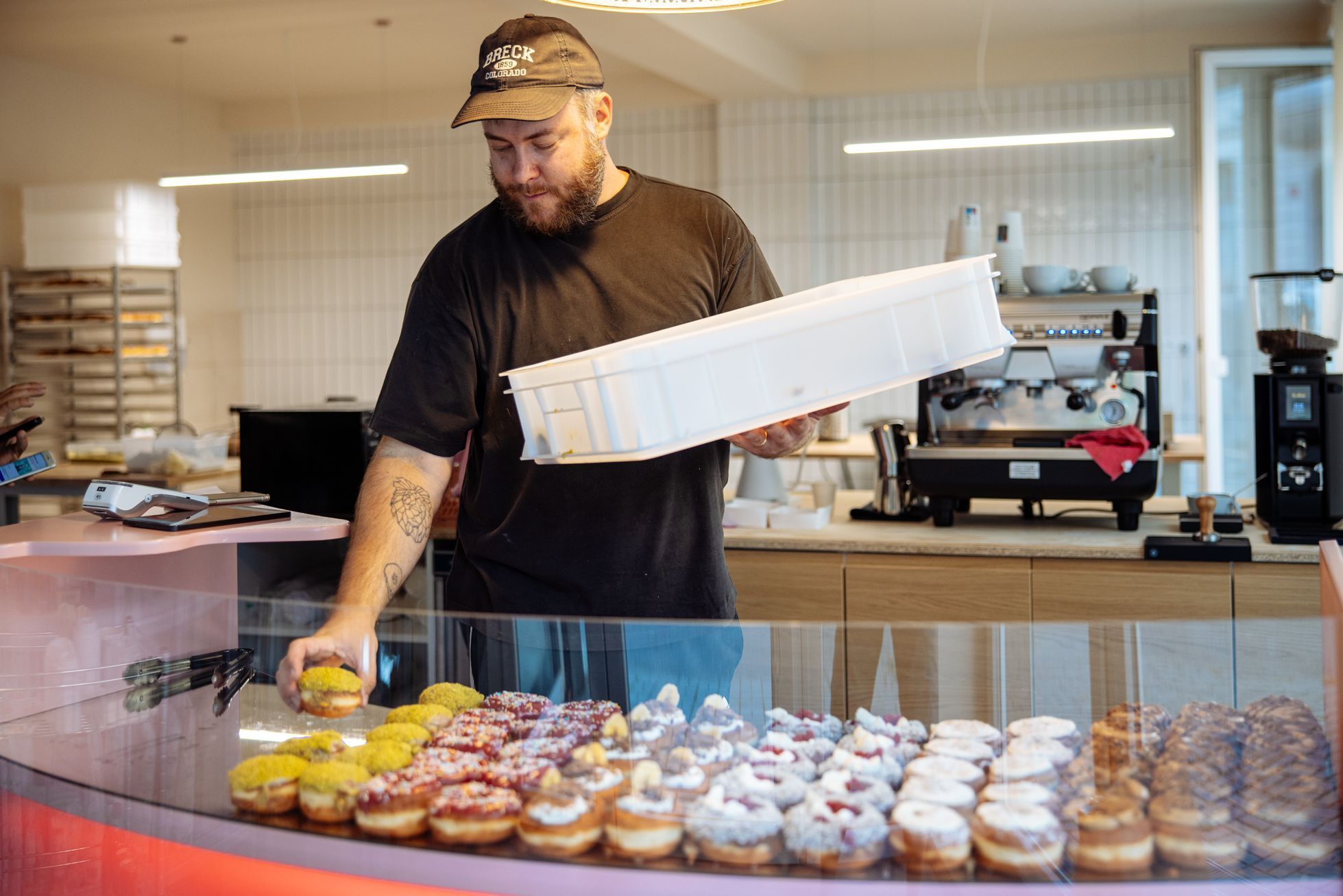 Kobliha, podnik, pečivo, sladké, koblihy, pekárna, cukrárna, Praha, Vršovice, Brno