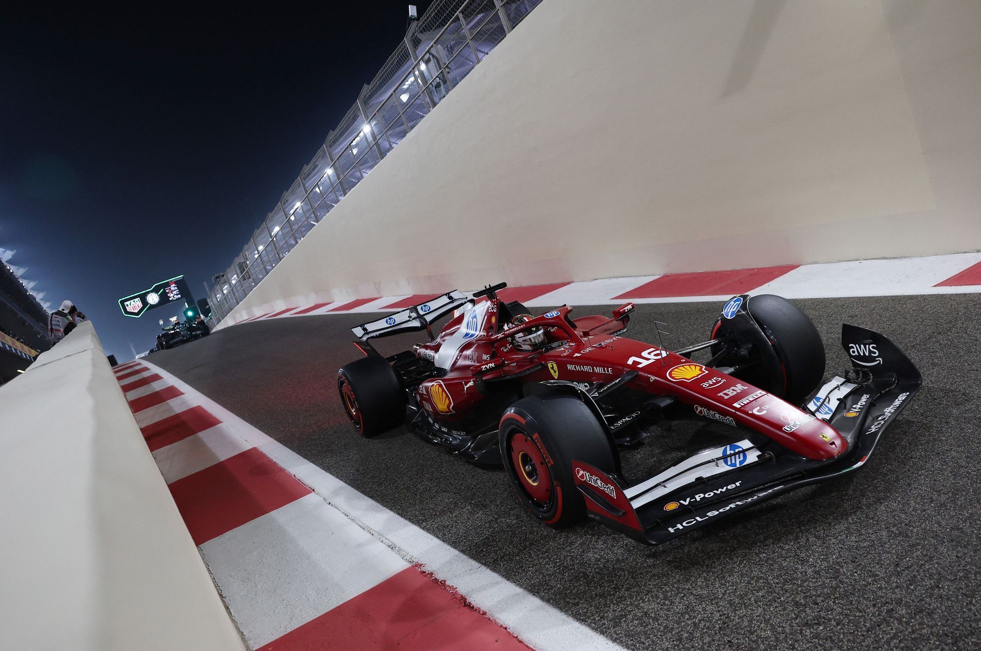 Charles Leclerc, Ferrari v kvalifikaci na VC Abú Zabí 2025