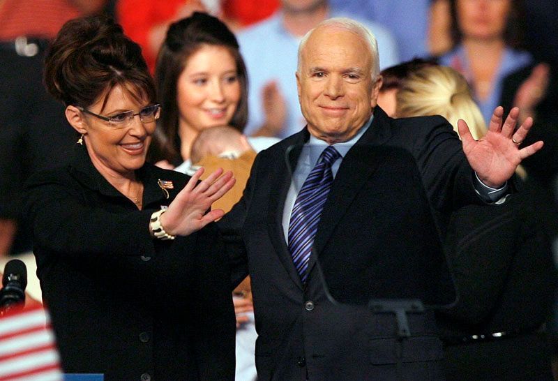 John McCain a Sarah Palinová