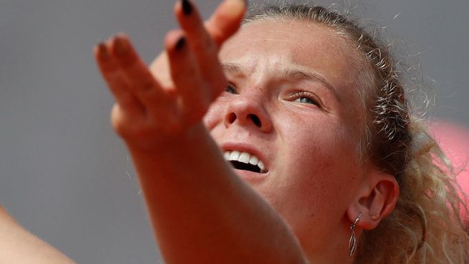 Kateřina Siniaková byla nejlepší hráčkou zápasu.