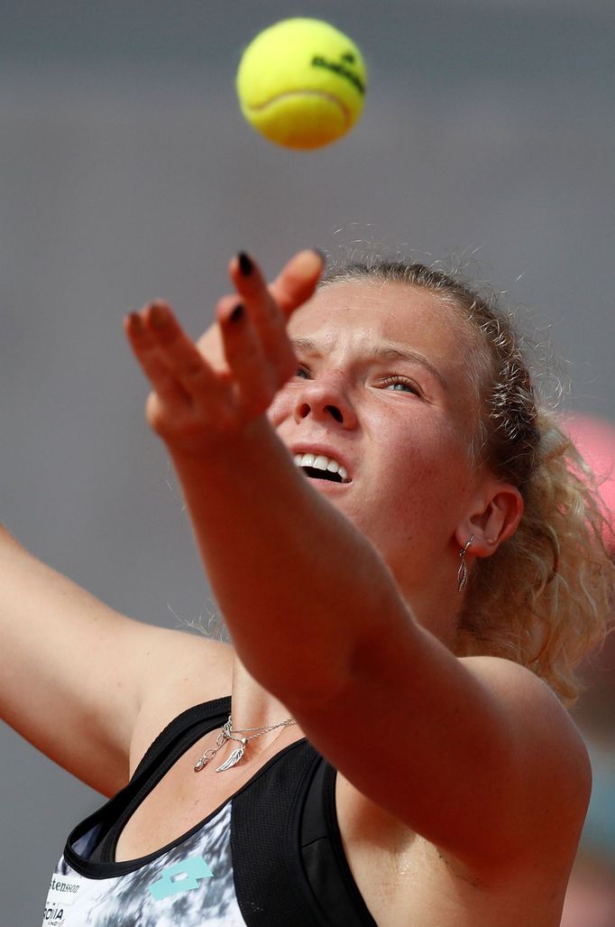 Kateřina Siniaková v prvním kole French Open 2018