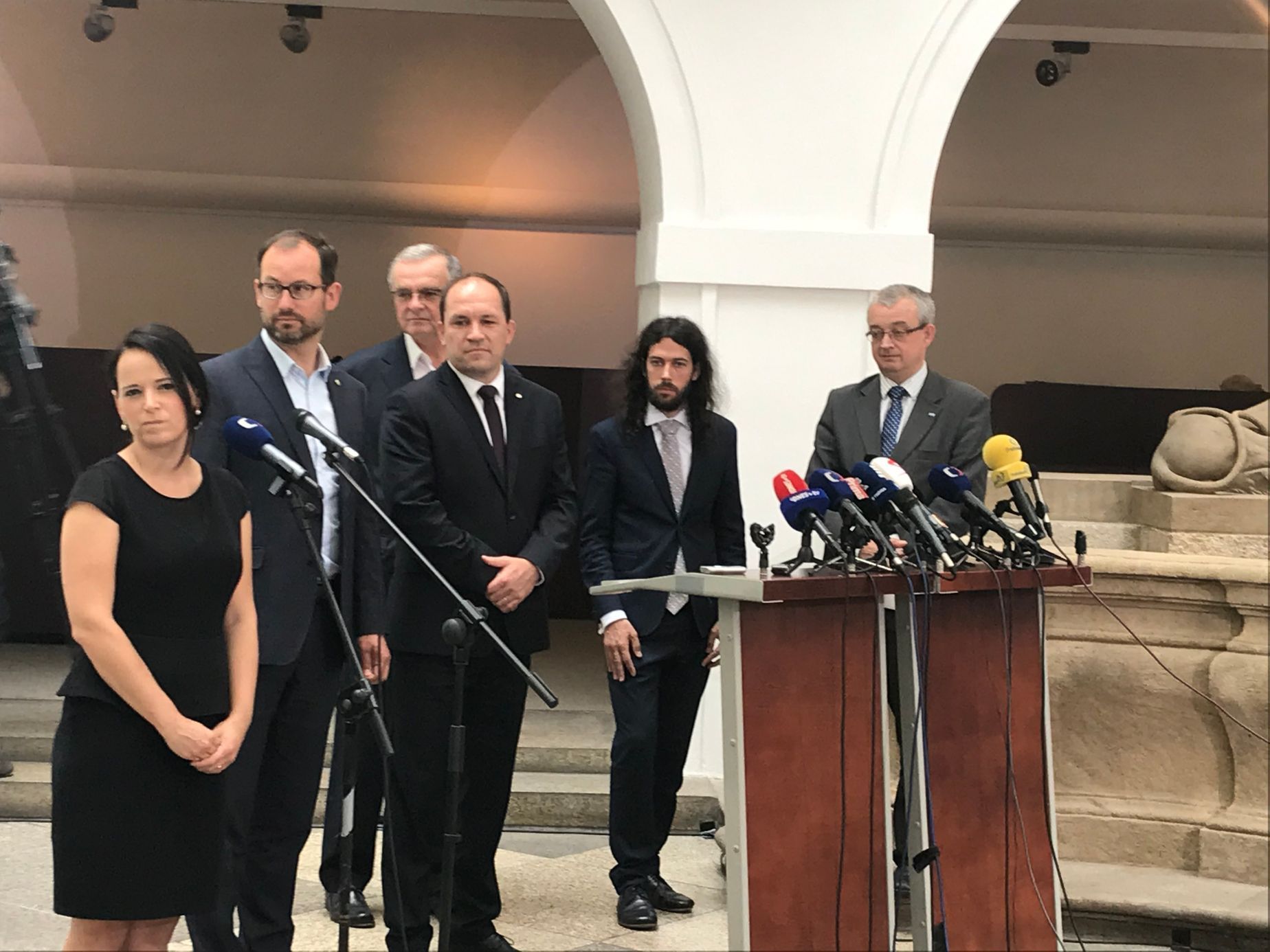 Opoziční poslanci oznamují podání stížnosti Ústavnímu soudu v Brně