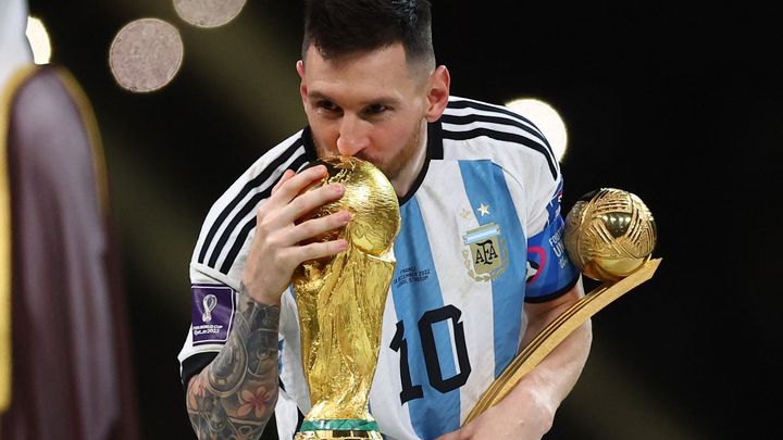 Sedm gólů a vytoužený titul mistra světa. Messi se stal nejlepším hráčem šampionátu; Zdroj foto: Reuters