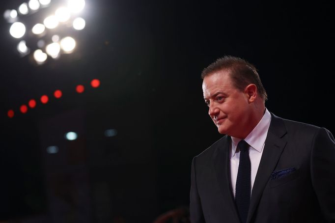 Brendan Fraser na benátském festivalu.