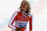 Vysoká Němka Maria Höflová-Rieschová si  v olympijské superkombinaci, stejně jako před čtyřmi lety ve Vancouveru, dojela pro zlatou medaili.