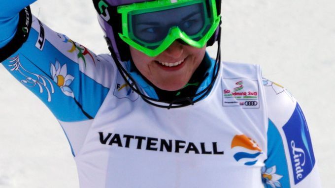 Prohlédněte si fotografie z ženského slalomu na mistrovství světa ve Schaldmingu, kde skvěle zajela Šárka Záhrobská a titul vybojovala mladá Američanka Shiffrinová.