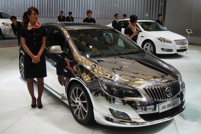 Autosalon v čínské Šanghaji
