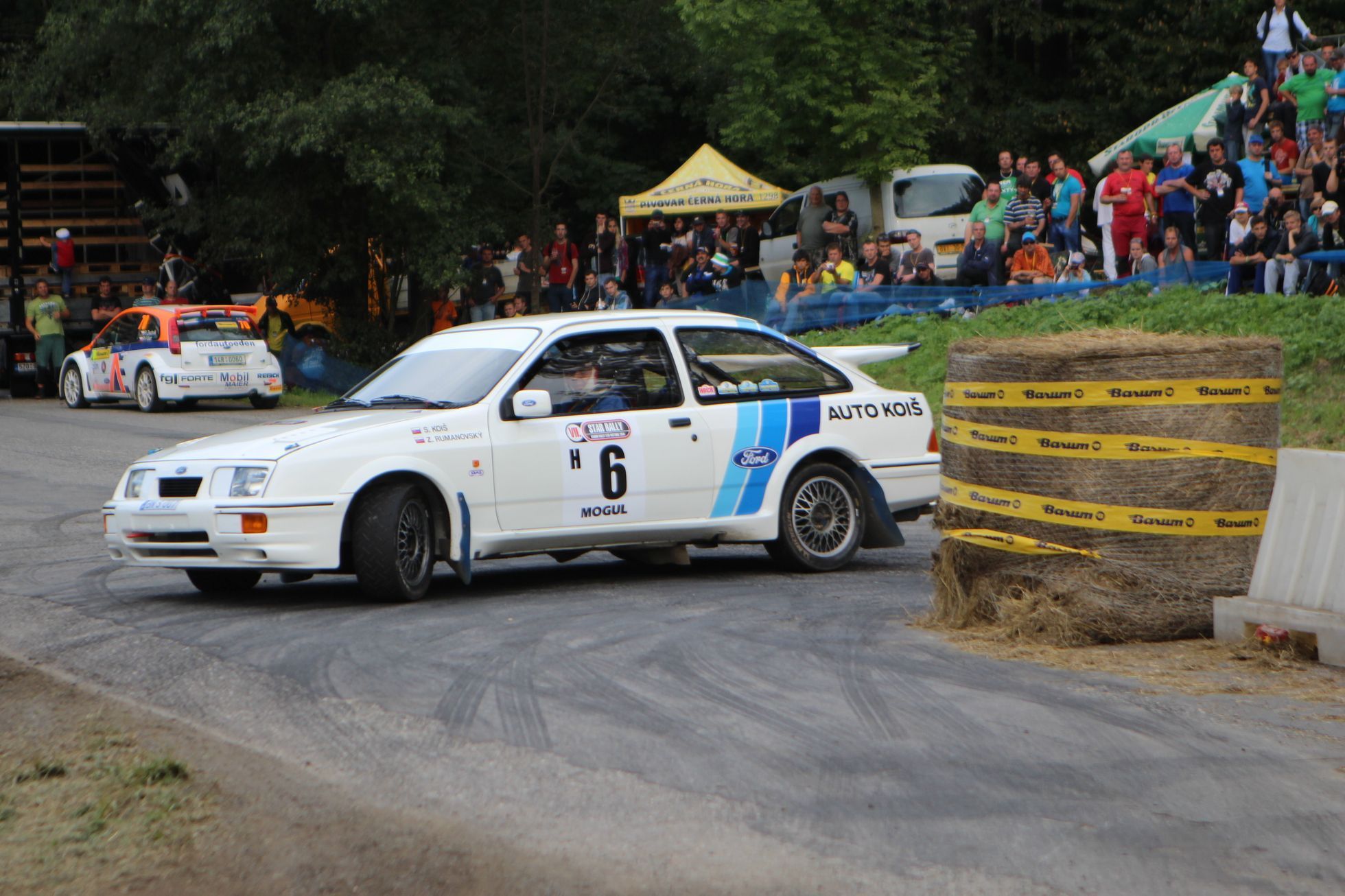 Historické vozy na Barum Rally 2014