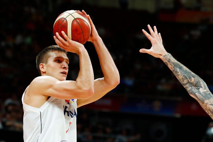 basketbal, MS 2019, Česko - Srbsko, Bogdan Bogdanovič