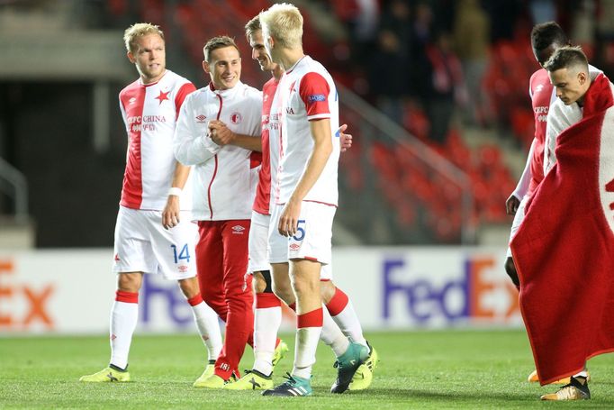 EL, Slavia-Maccabi: radost Slavie