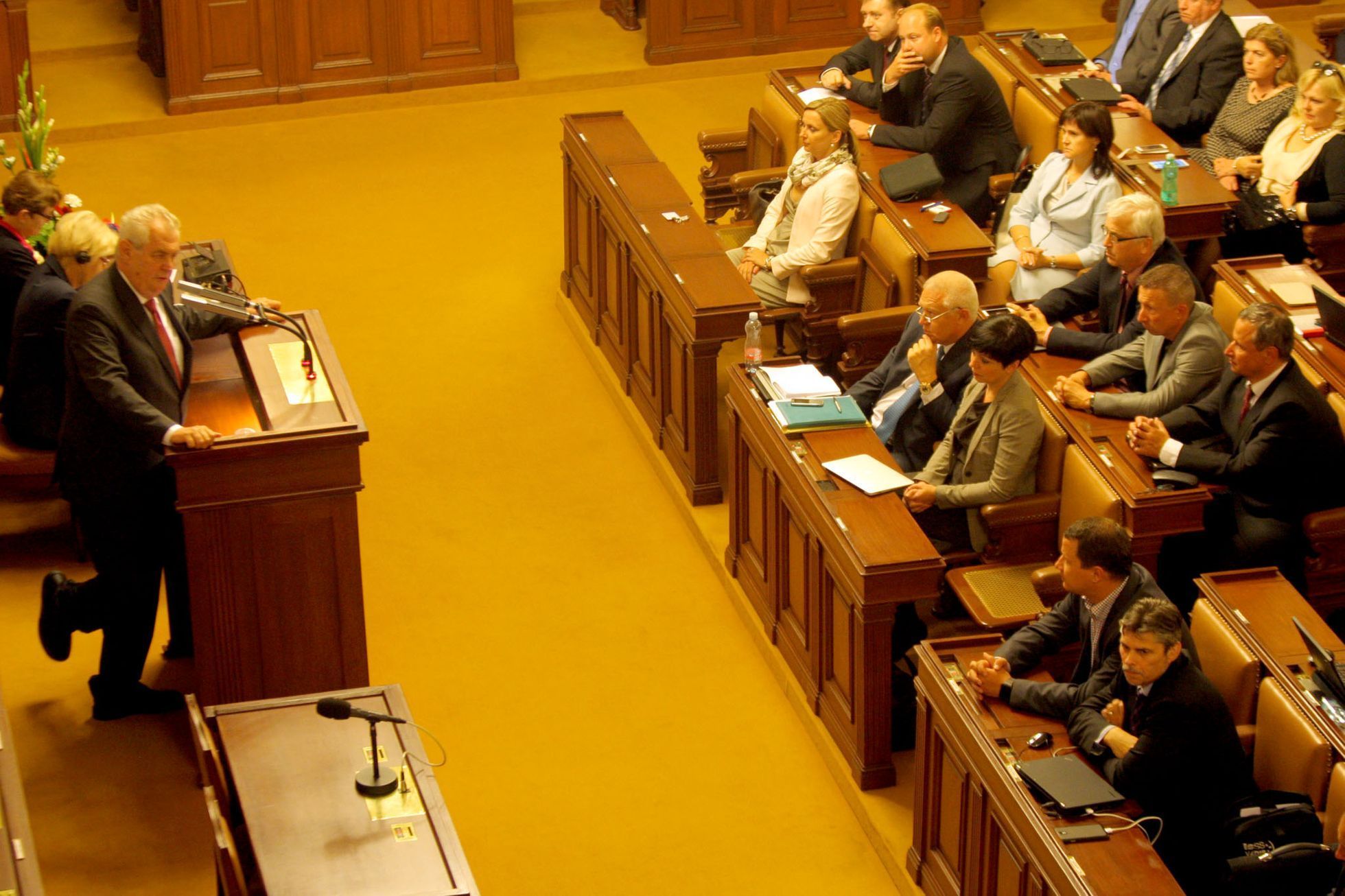 Miloš Zeman v poslanecké sněmovně