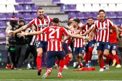 Atlético už slaví. Porazilo Valladolid a pojedenácté se stalo španělským mistrem