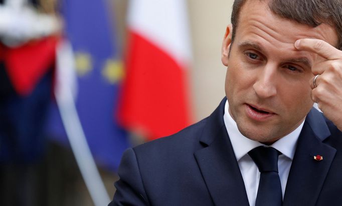 Francouzský prezident Emmanuel Macron.