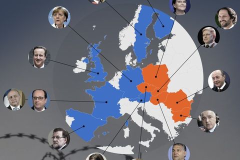 Uprostřed Evropy se spouští nová opona. Jak uprchlíci dělí západ a východ kontinentu