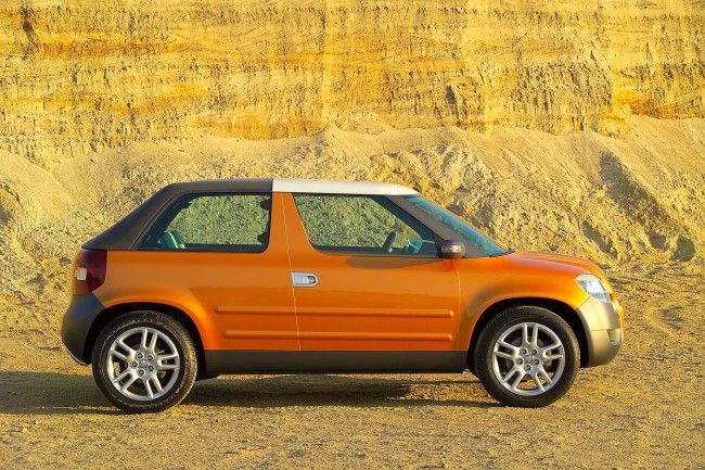 Škoda Yeti - boční pohled