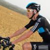 Britský cyklista Christopher Froome ze stáje Sky jede třetí etapu Vuelty 2012.