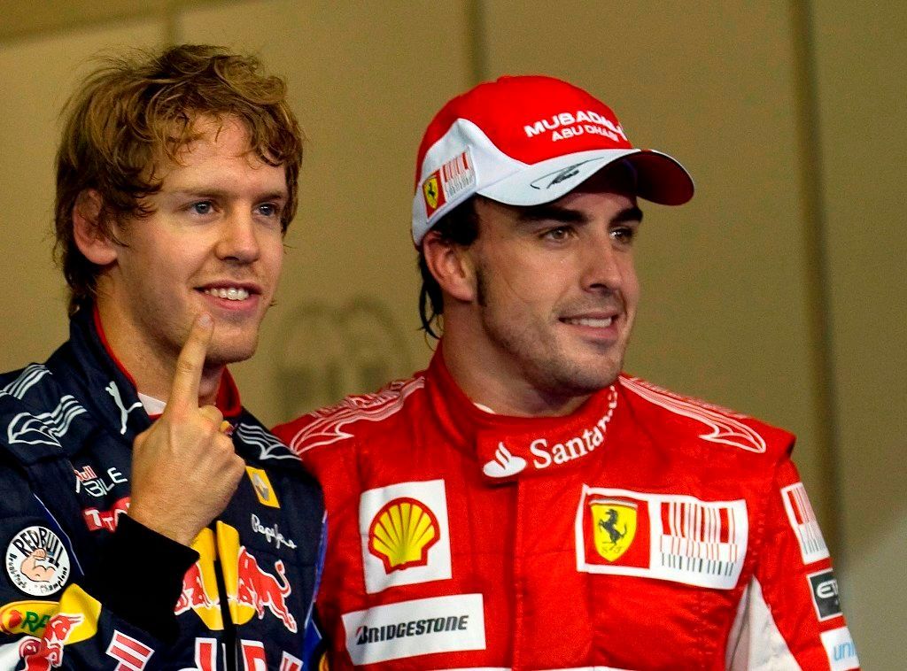 VC Abú Zabí: kvalifikace (Alonso a Vettel)