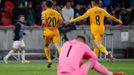 Soccer Football - World Cup - UEFA Qualifiers - Group E - Czech Republic v Wales - Sinobo Stadium, Prague, Czech Republic - October 8, 2021 Wales' Daniel James celebrates