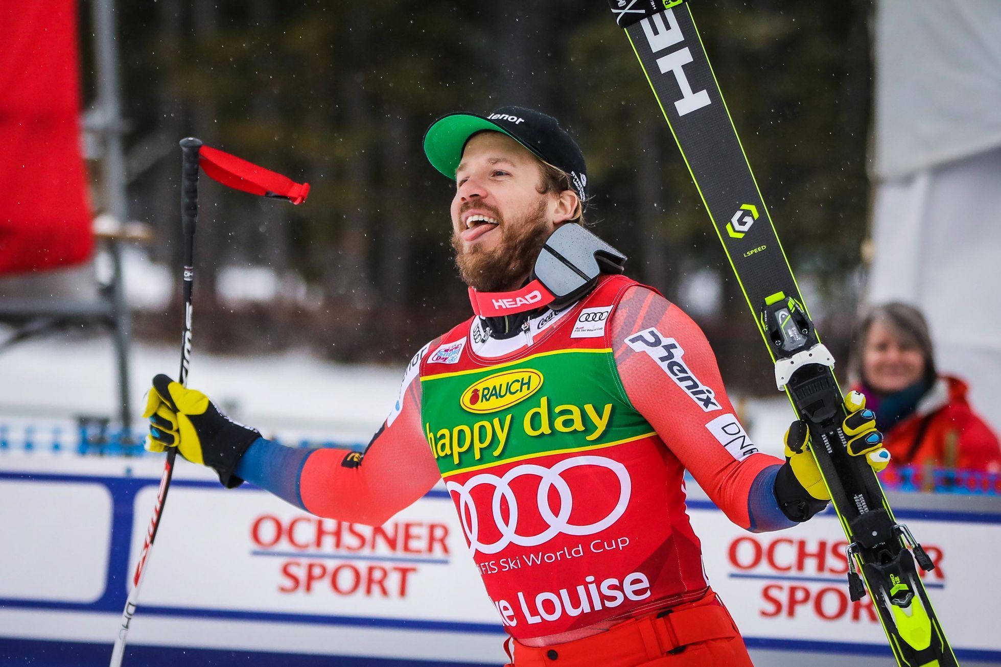 Kjetil Jansrud při Super G v Lake Louise 2017