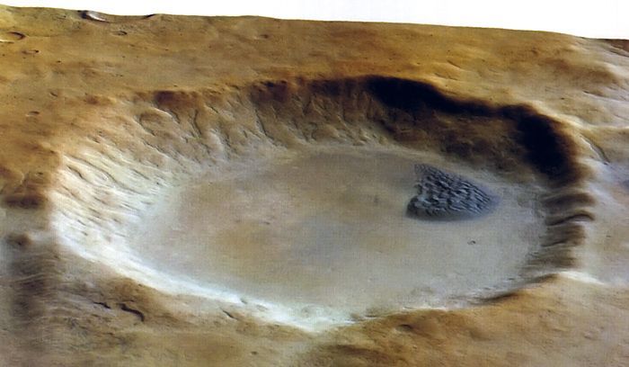 Kráter na Marsu