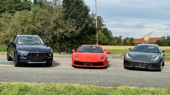 Dvě Ferrari a jedno Maserati, to jsou největší lákadla probíhající aukce zabavených luxusních aut.