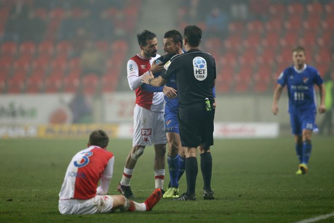 HET liga, Slavia-Baník: Danny - Milan Baroš