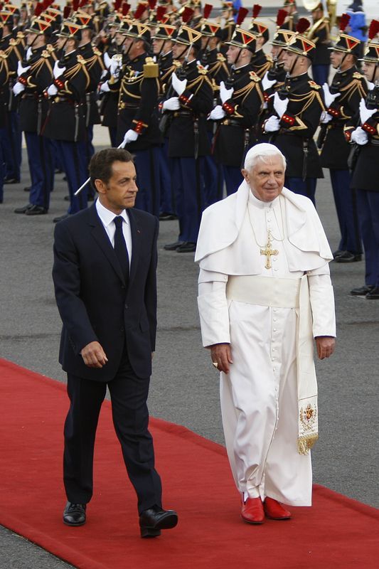 Sarkozy a papež