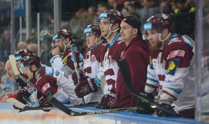 Finále ELH, Sparta-Liberec: střídačka Sparty