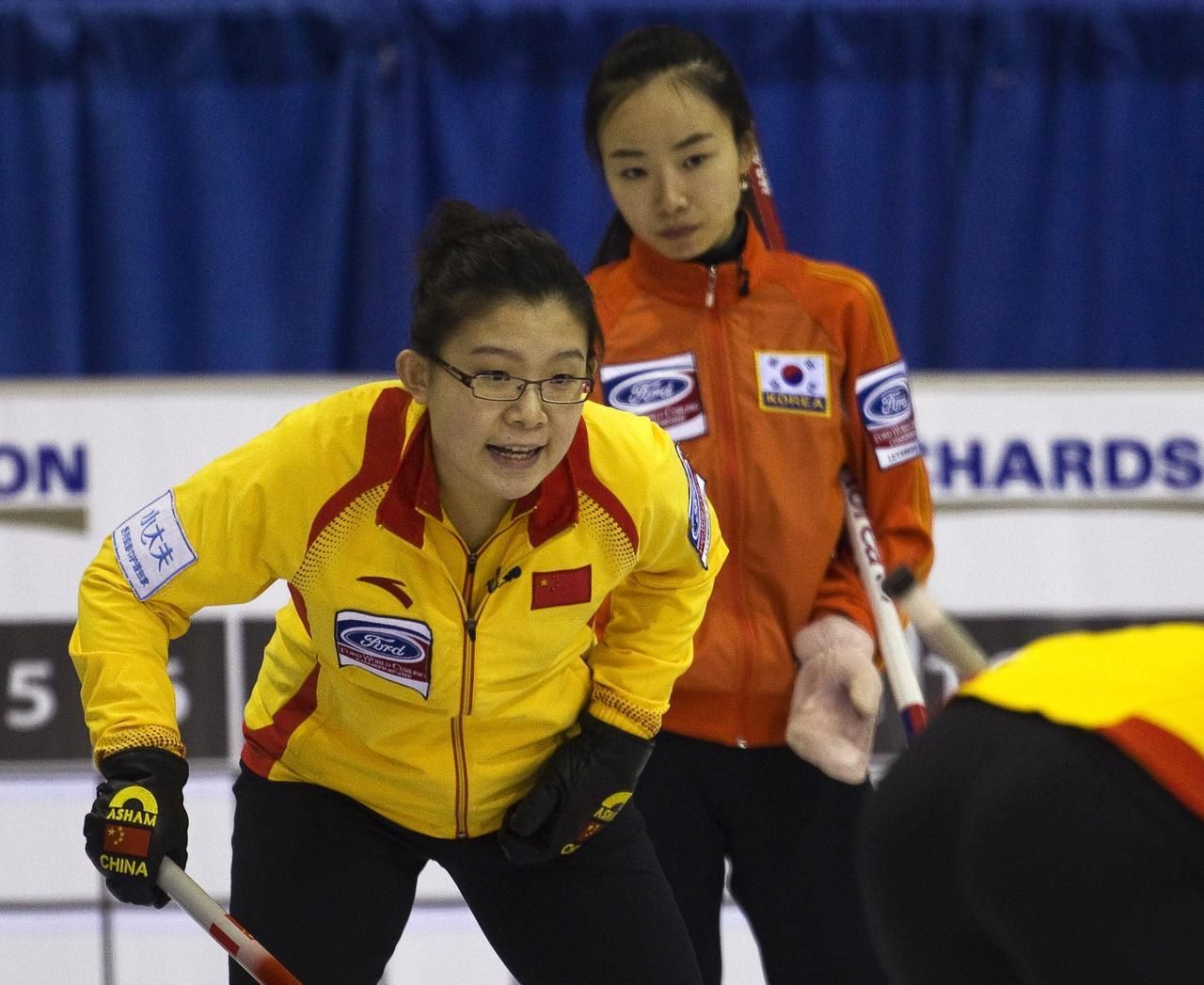 MS žen v curlingu: Čína - Korea