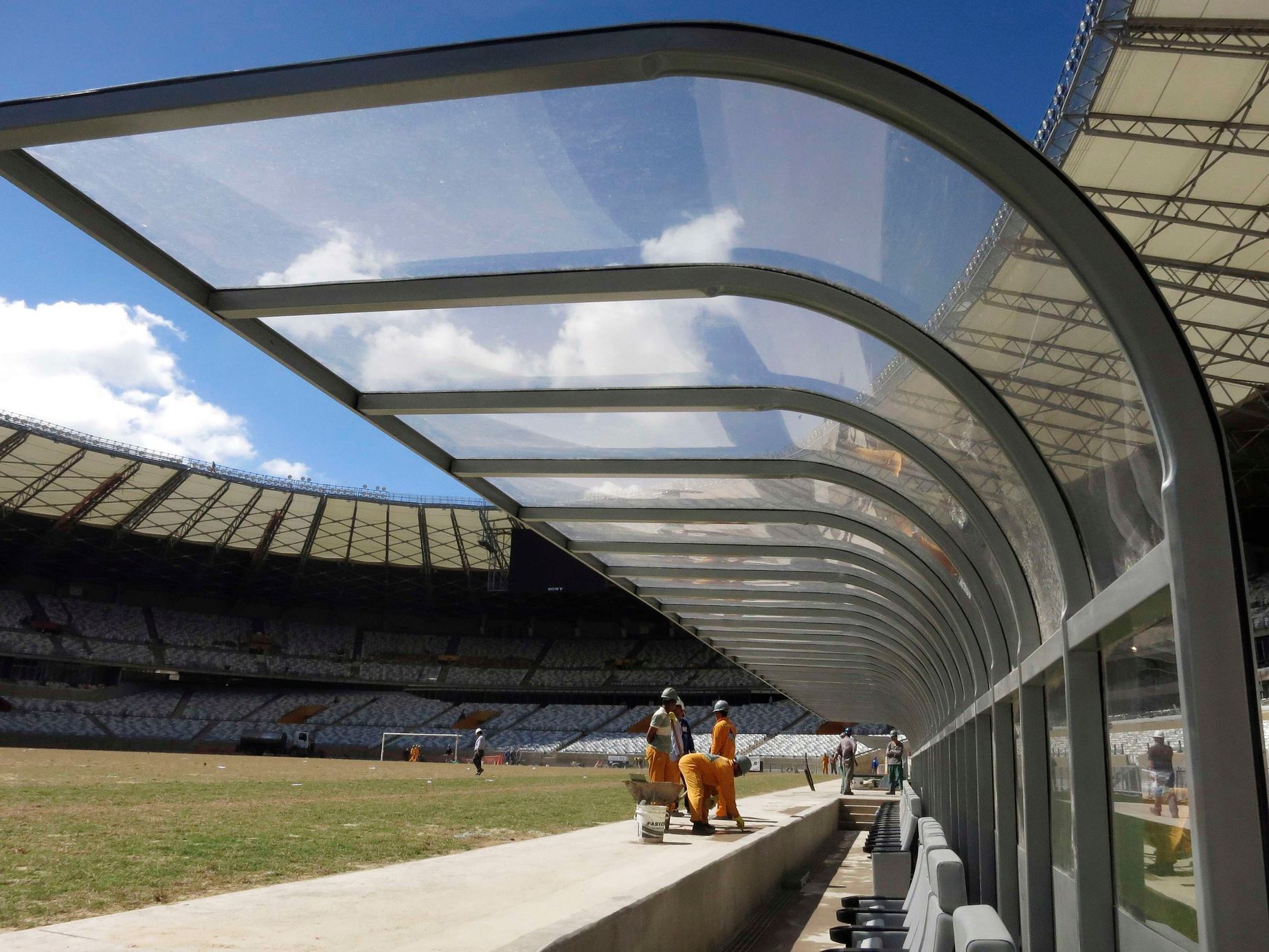 Stadion Mineirao v Belo Horizonte