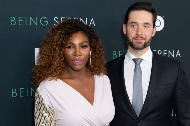 Serena Williamsová a Alexis Ohanian