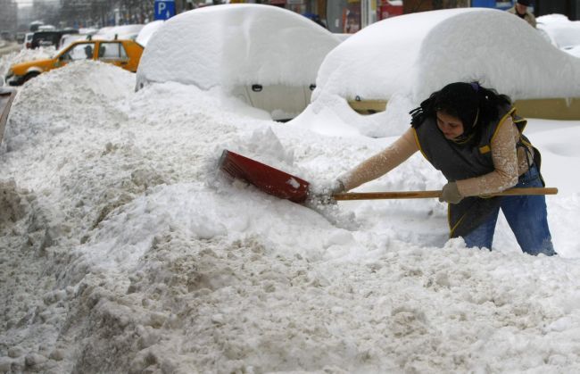 Sníh v Rumunsku