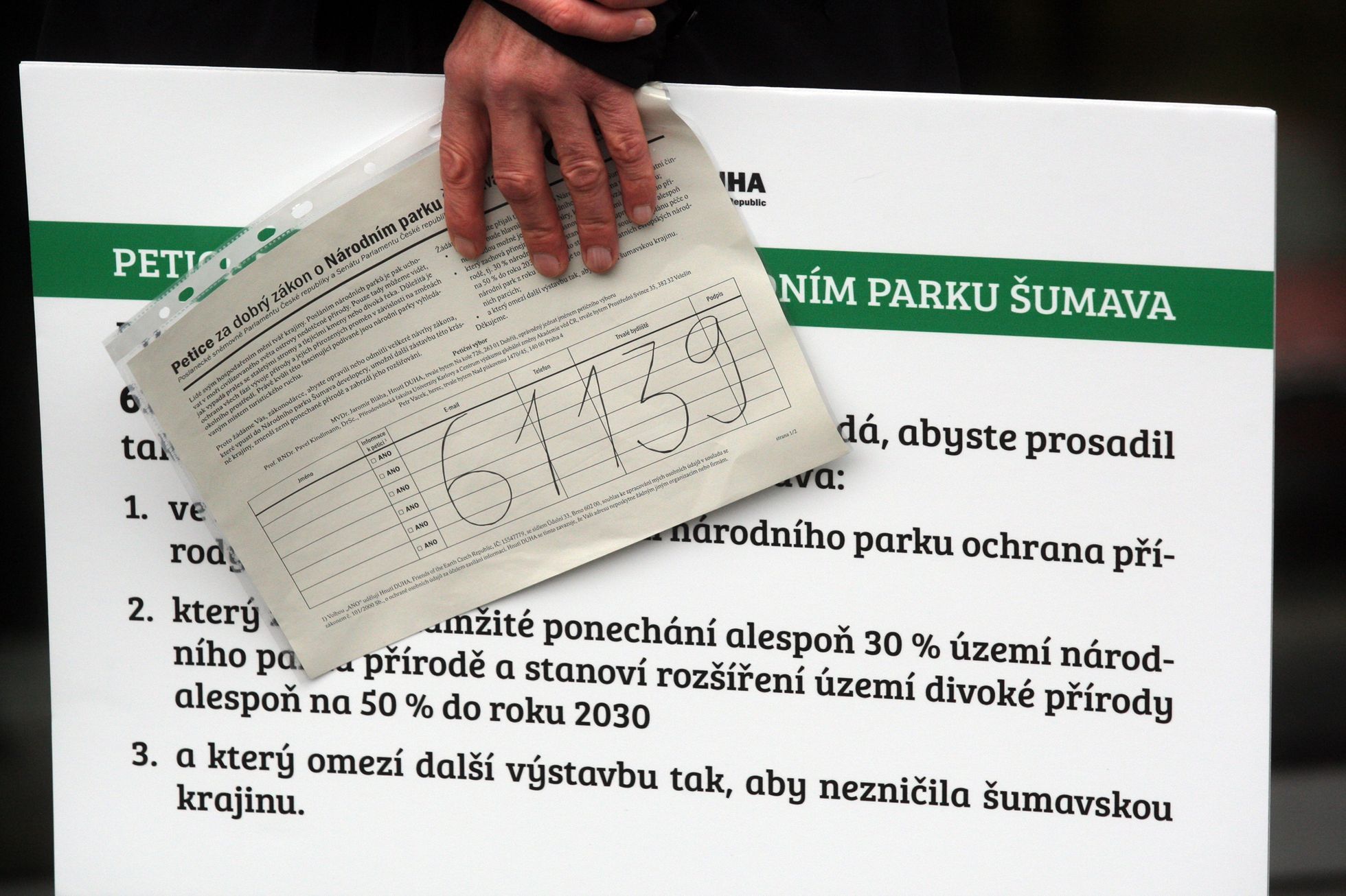Petice za šumavskou divočinu