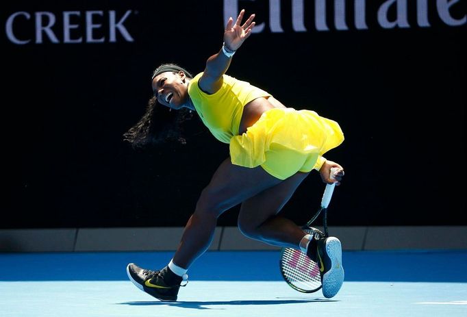 1. den Australian Open (Serena Williamsová)