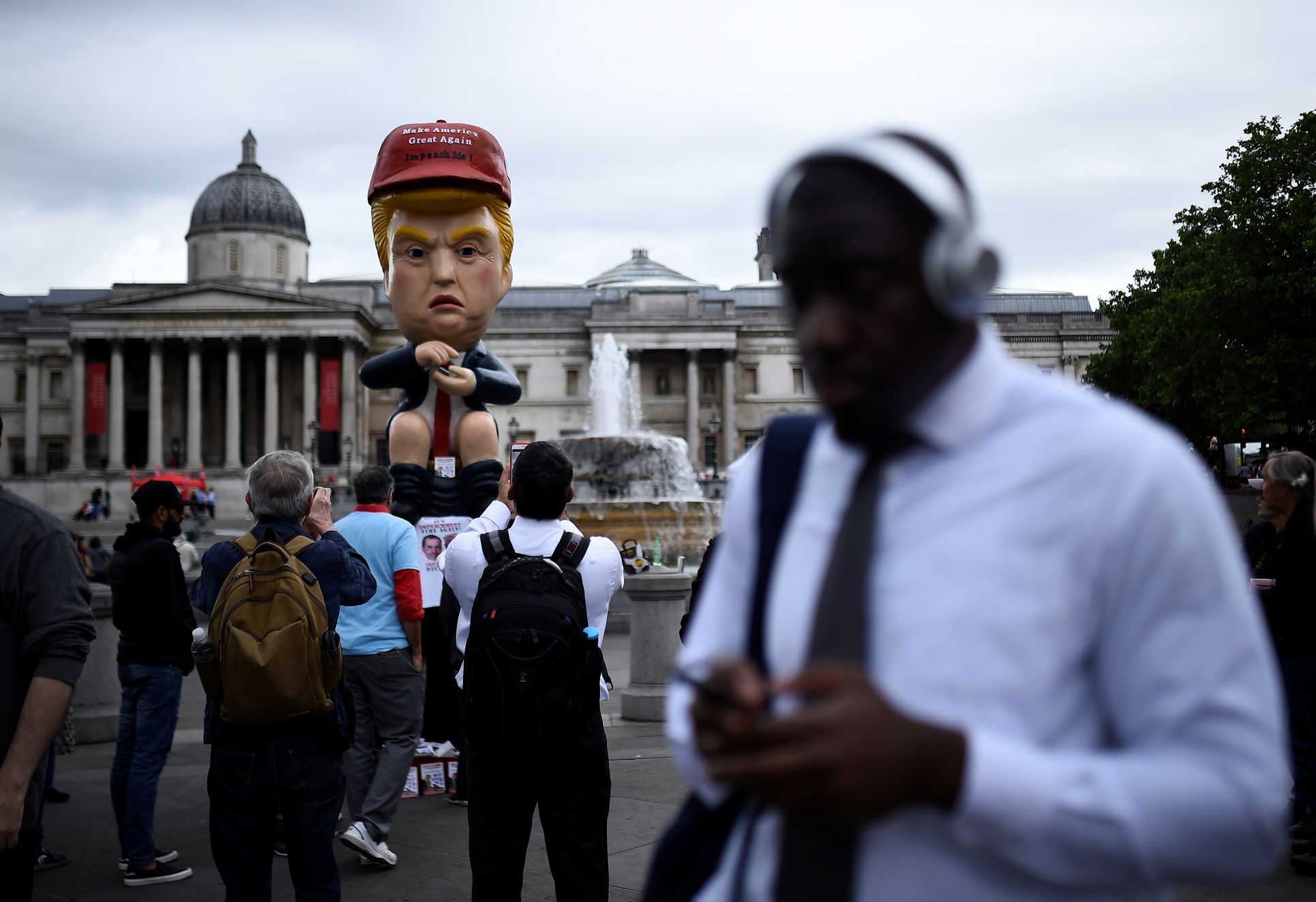 Trump a Mayová, Londýn červen 2019